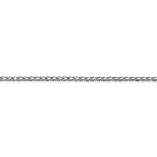 10K White Gold (0.7mm) Wheat Chains (16" - 22")