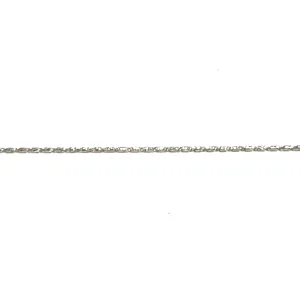 10K White Gold (1.0mm) Raso Chain