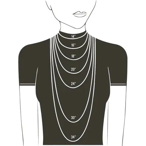 10K White Gold (2.3mm) Singapore (16 - 24") Chains