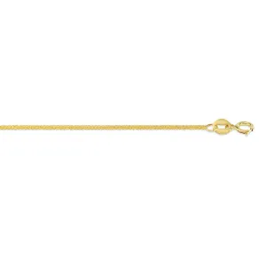 10K Yellow Gold ( 0.7mm) Wheat Chains (16" - 22")