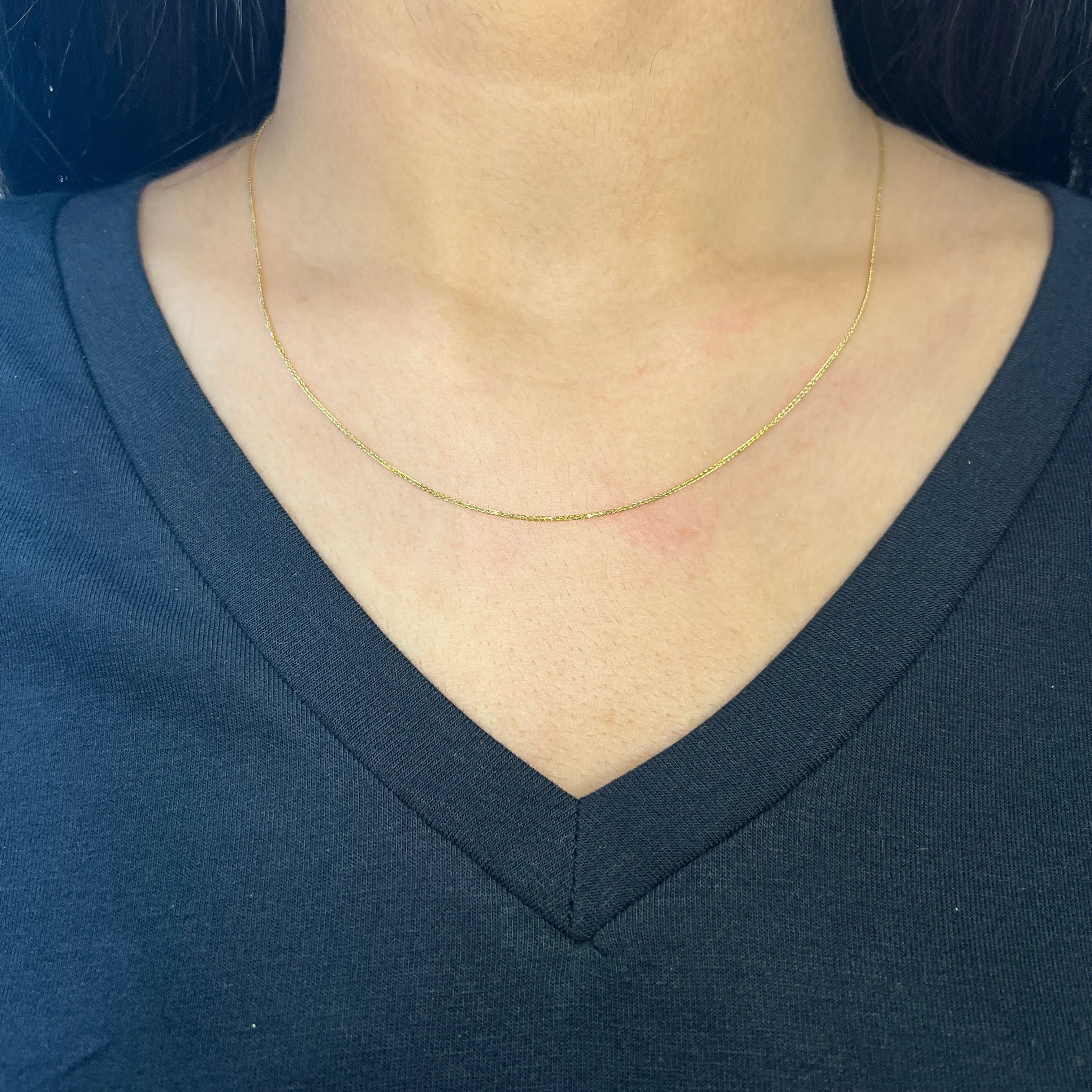10K Yellow Gold ( 0.7mm) Wheat Chains (16" - 22")