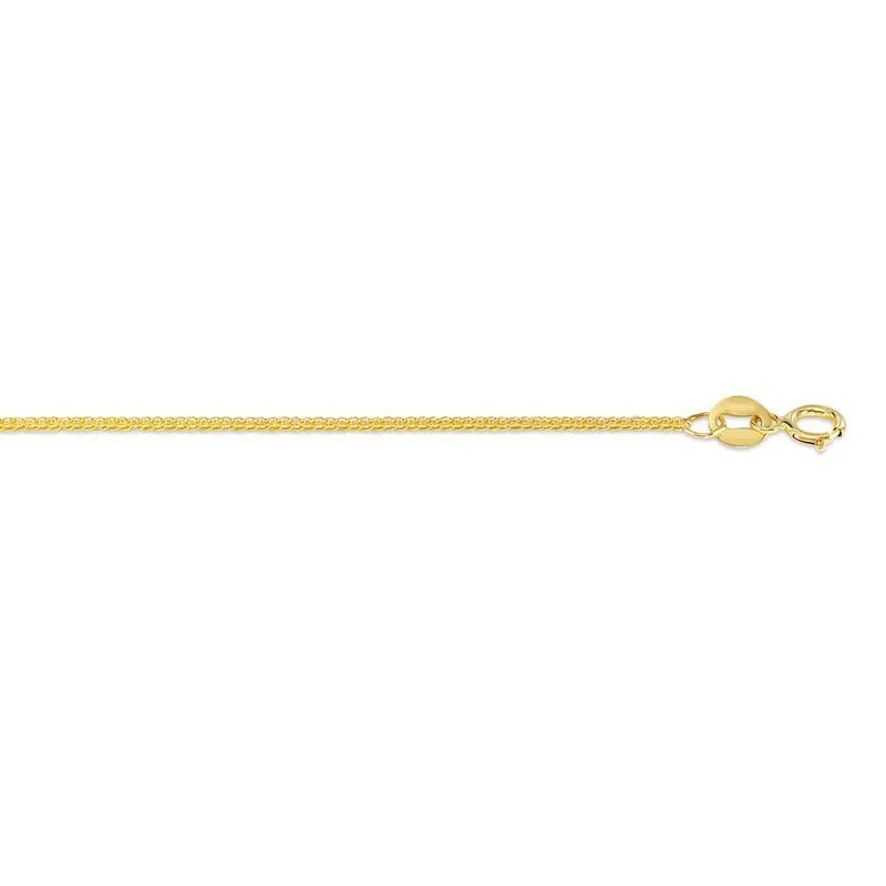 10K Yellow Gold ( 0.7mm) Wheat Chains (16" - 22")