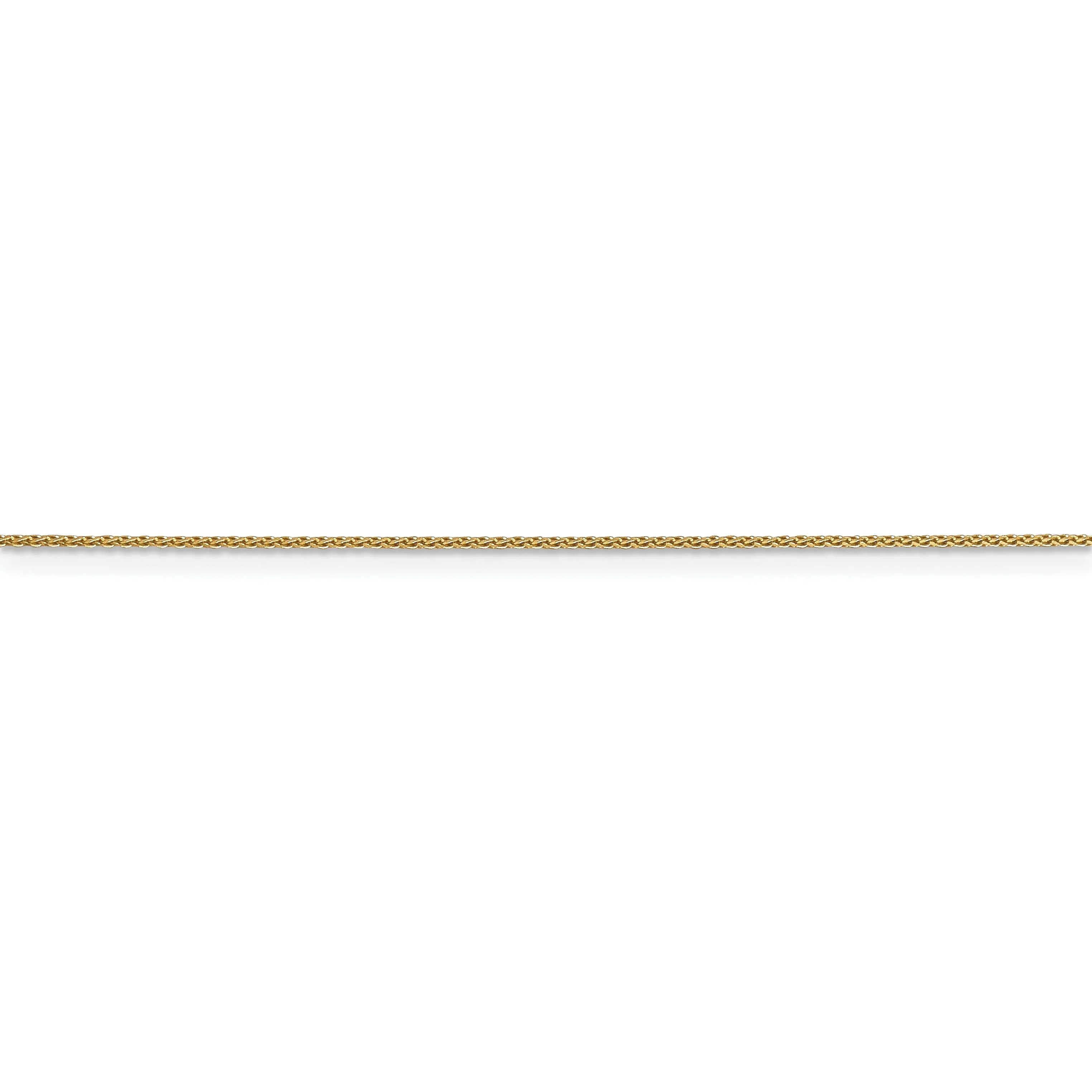 10k Yellow Gold D.C 0.65mm Wheat Chain
