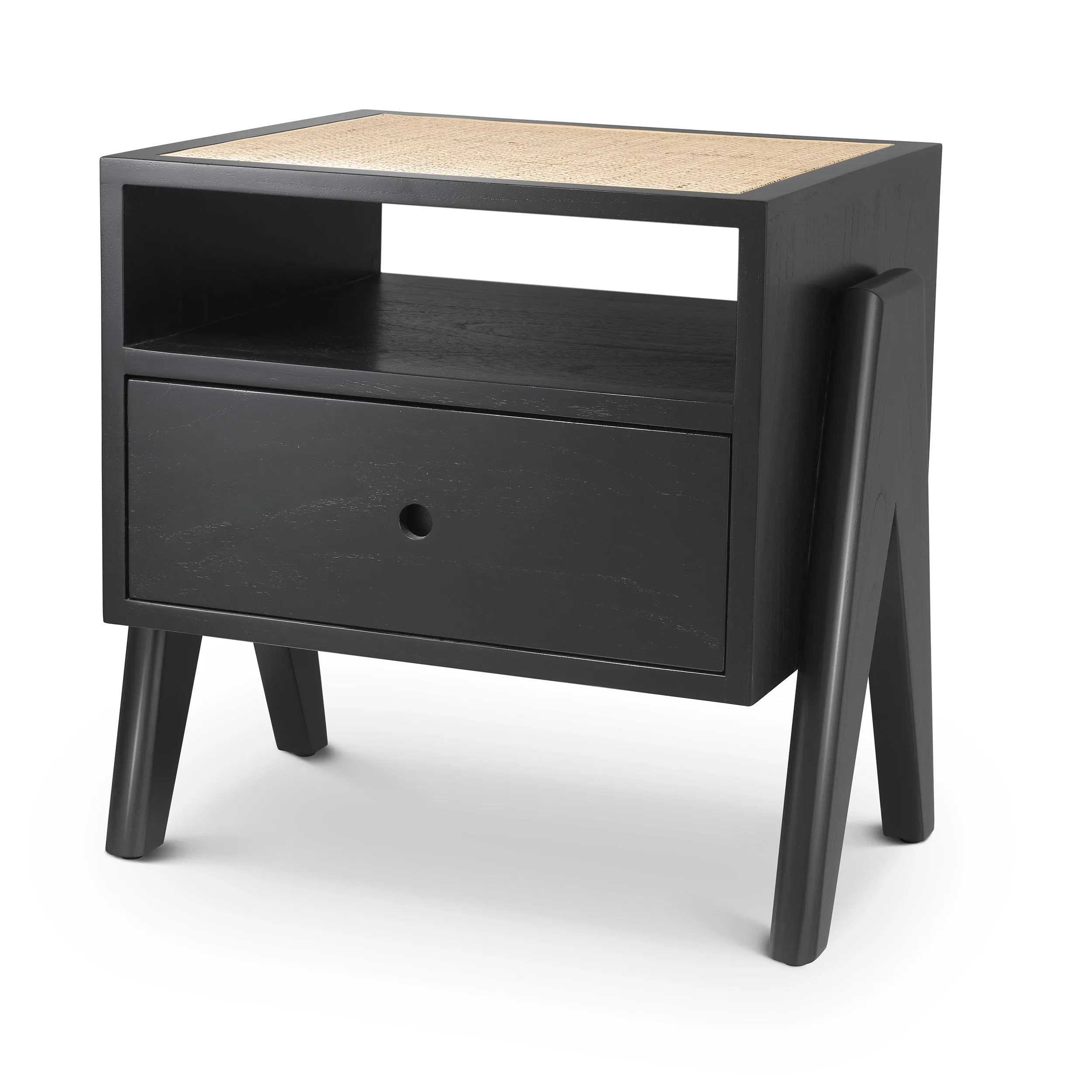 114912 - Bedside Table Latour classic black
