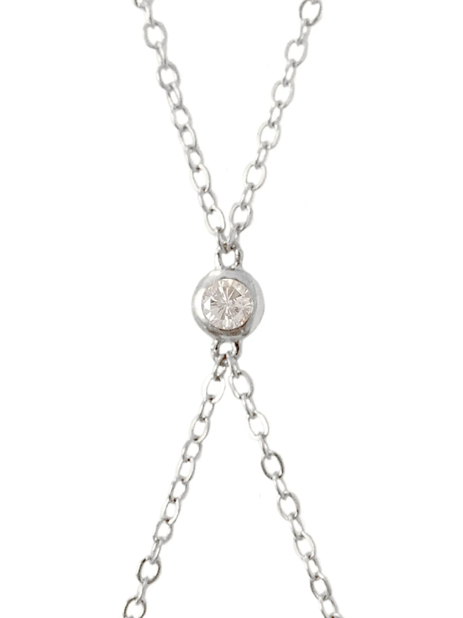 14K Gold Diamond Minimalist Body Chain
