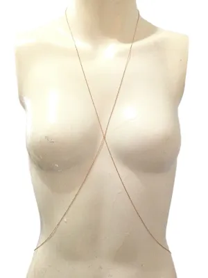 14K Gold Minimalist Body Chain