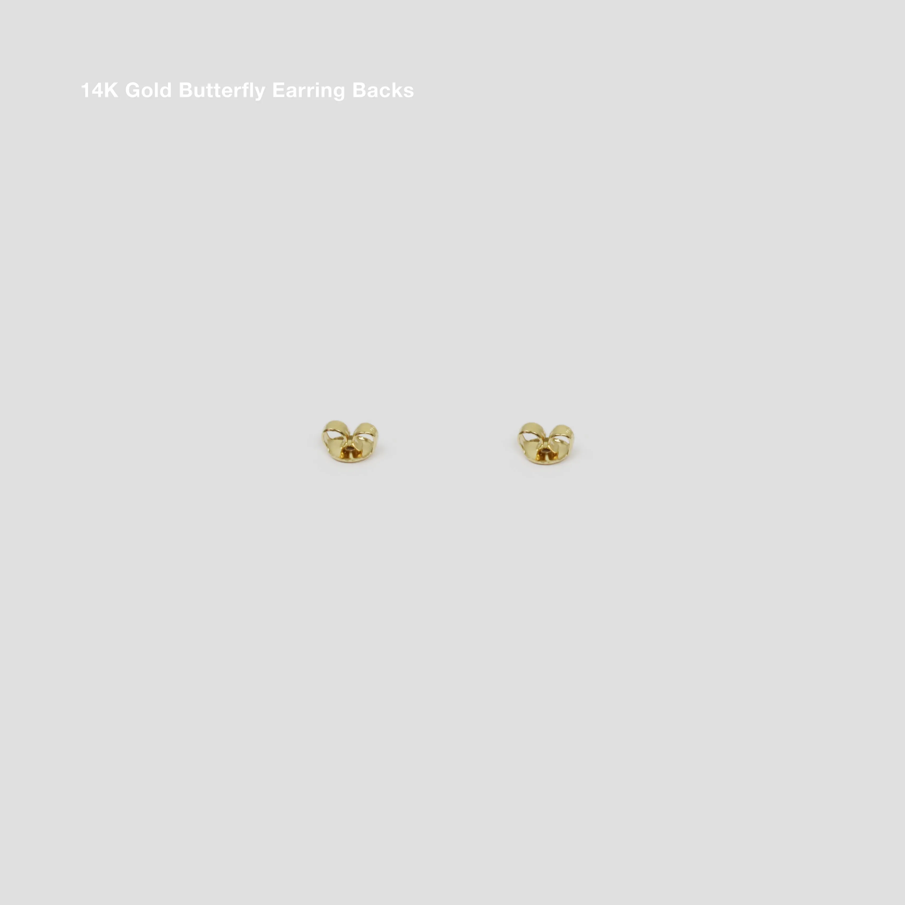 14k Solid Gold Stick Earring