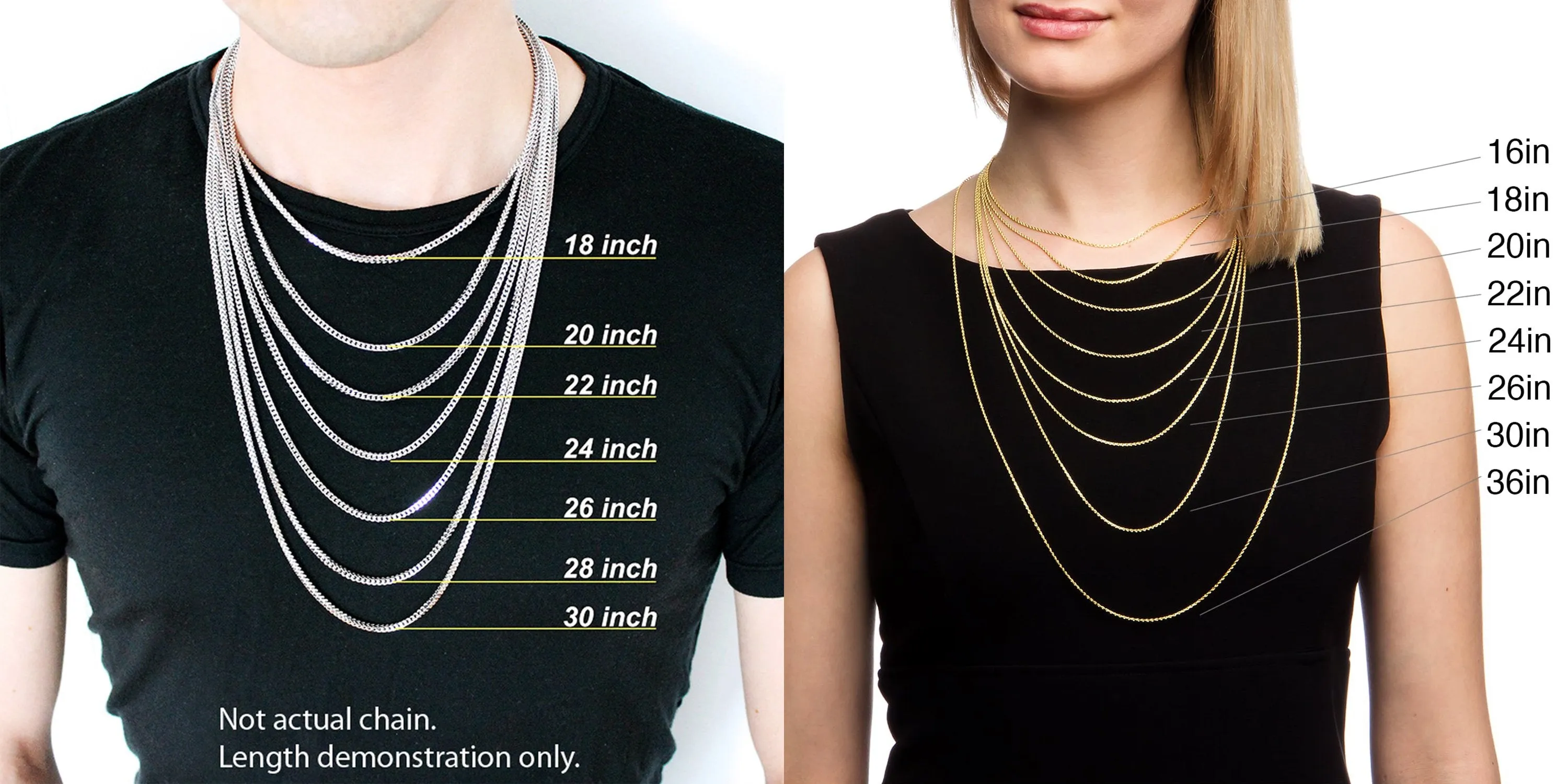 14K White Gold Solid Wheat 2mm Chain