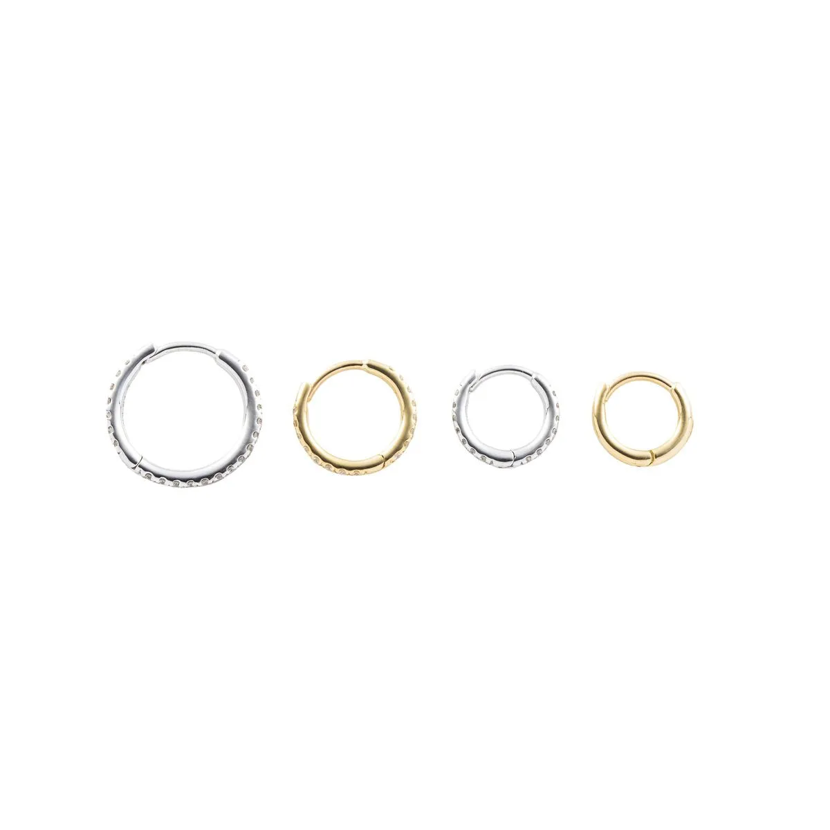 18k MANHATTAN Hoop Earring Extra Small size