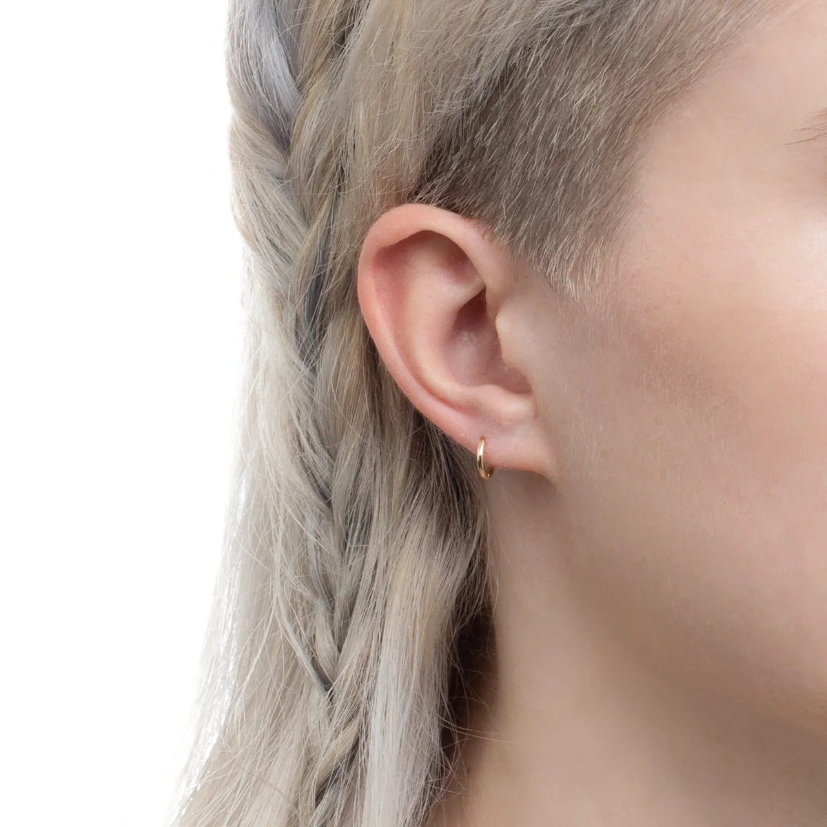 18k MANHATTAN Hoop Earring Extra Small size