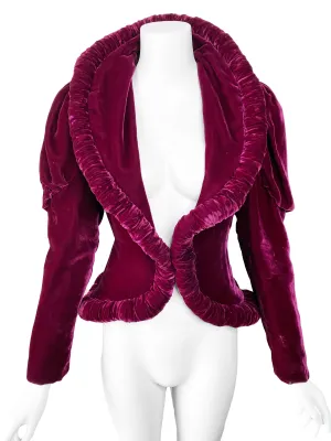 1930s Art Deco Velvet Jacket