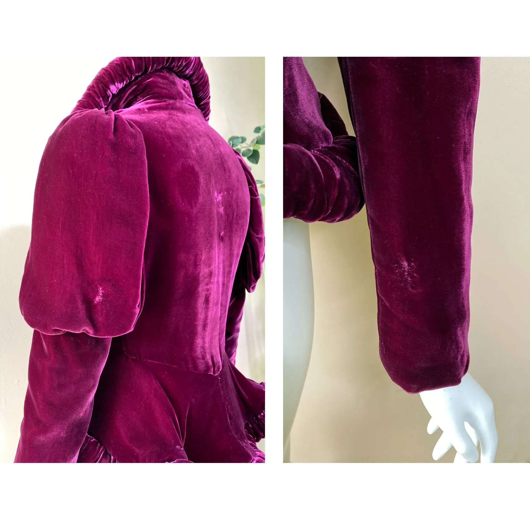 1930s Art Deco Velvet Jacket