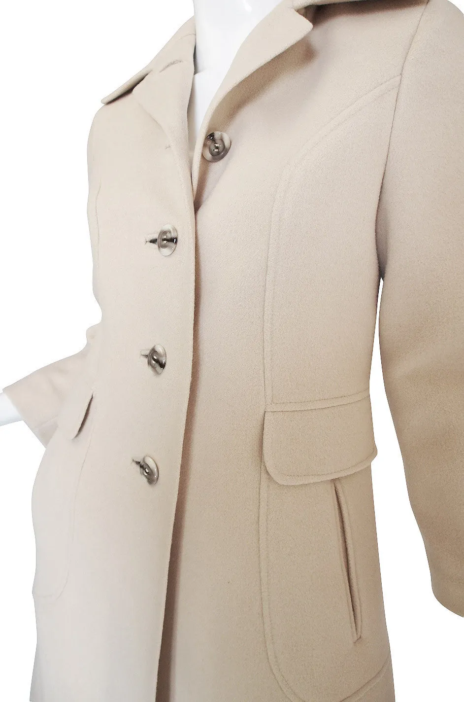 1960s Helen Wolf 100% Cashmere Coat