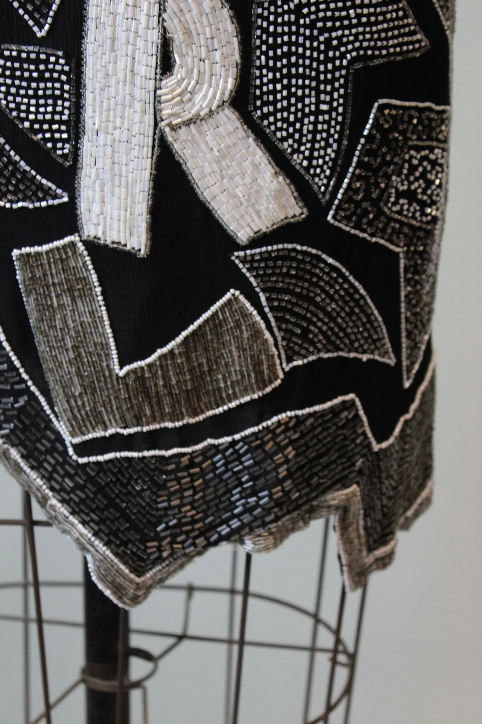 1980s SHOOTING STAR beaded sequin dress xs | new fall