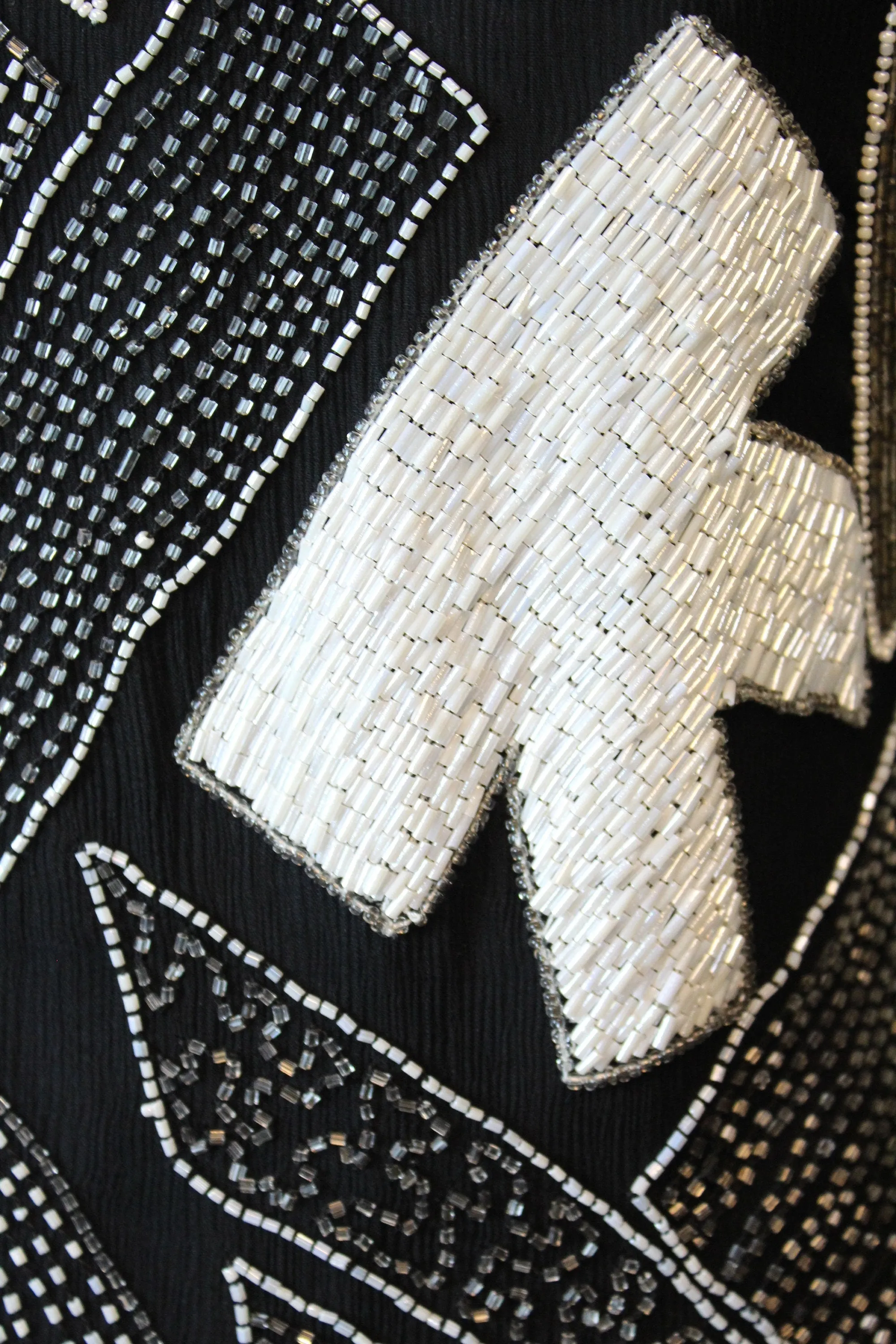 1980s SHOOTING STAR beaded sequin dress xs | new fall
