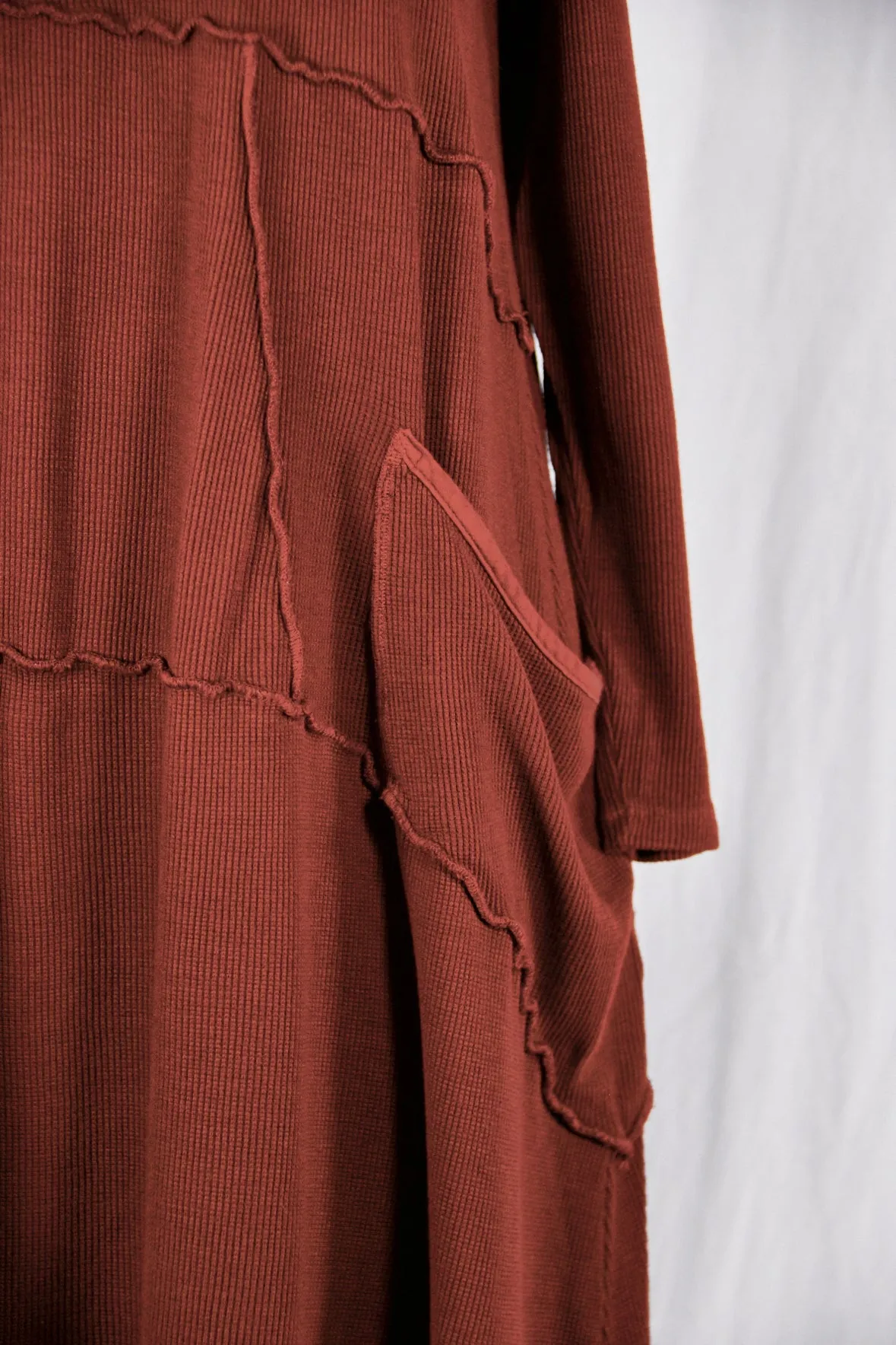 2308- Thermal Vector with Pockets-Russet-Unprinted