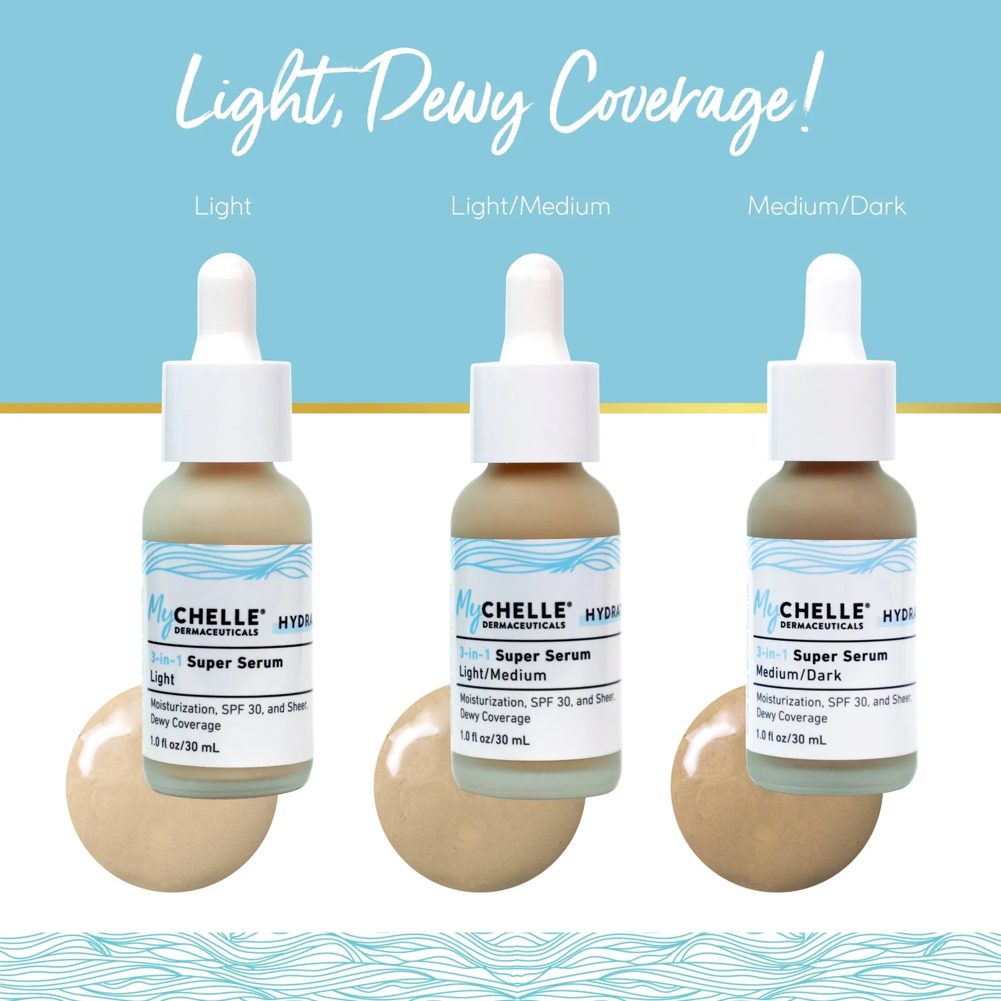 3-in-1 Super Serum, Light Tint