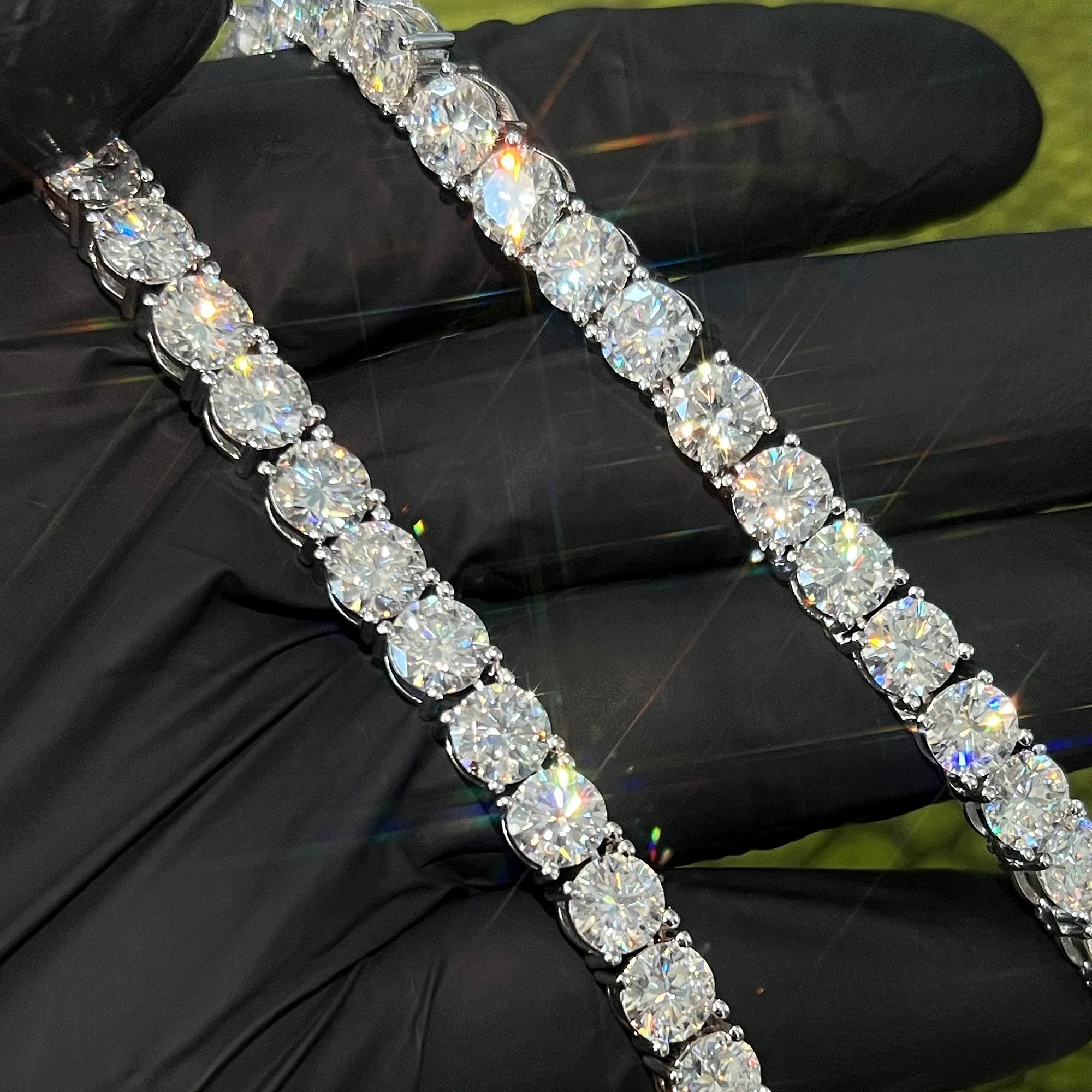 6.5MM Premium VVS Moissanite Tennis Chain