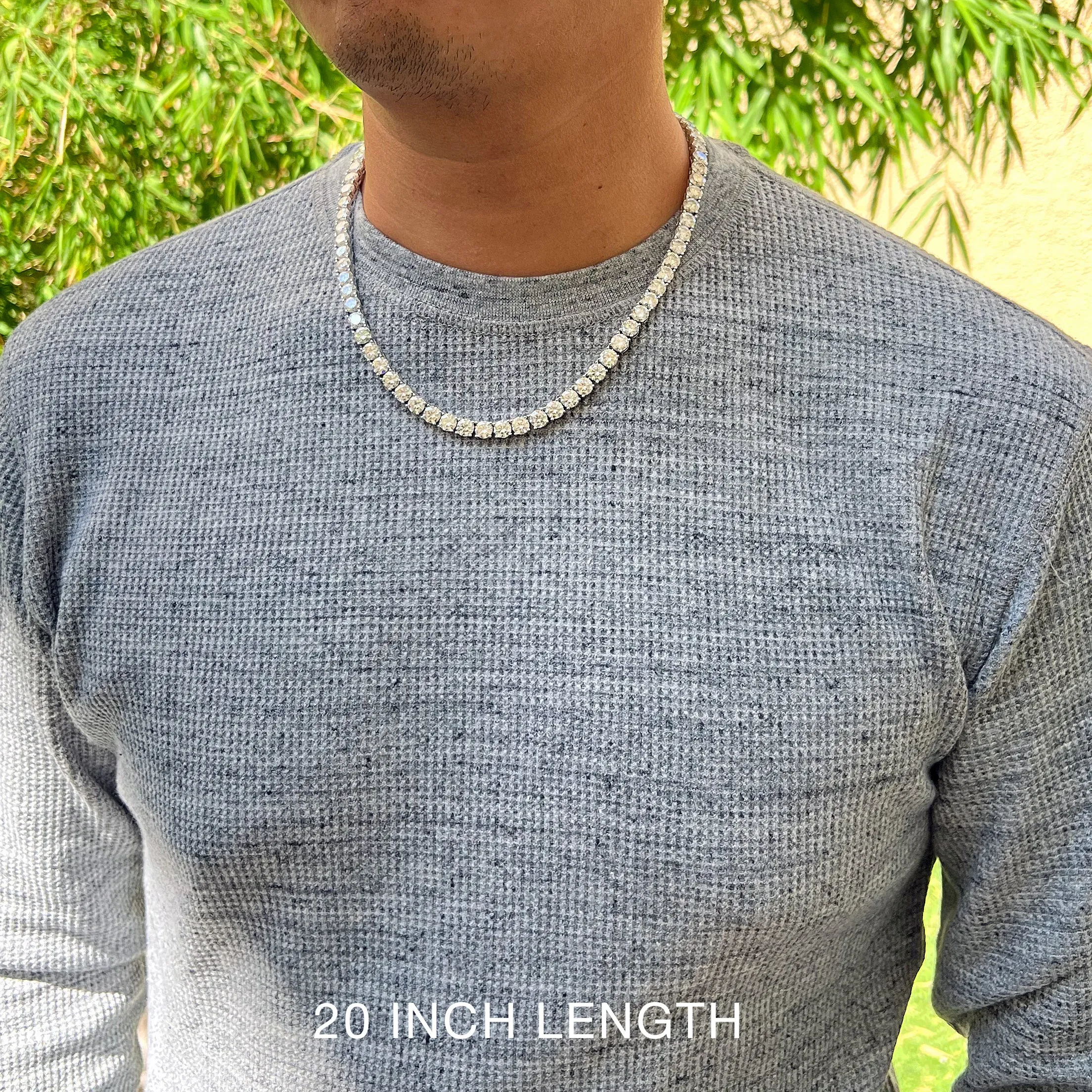 6.5MM Premium VVS Moissanite Tennis Chain