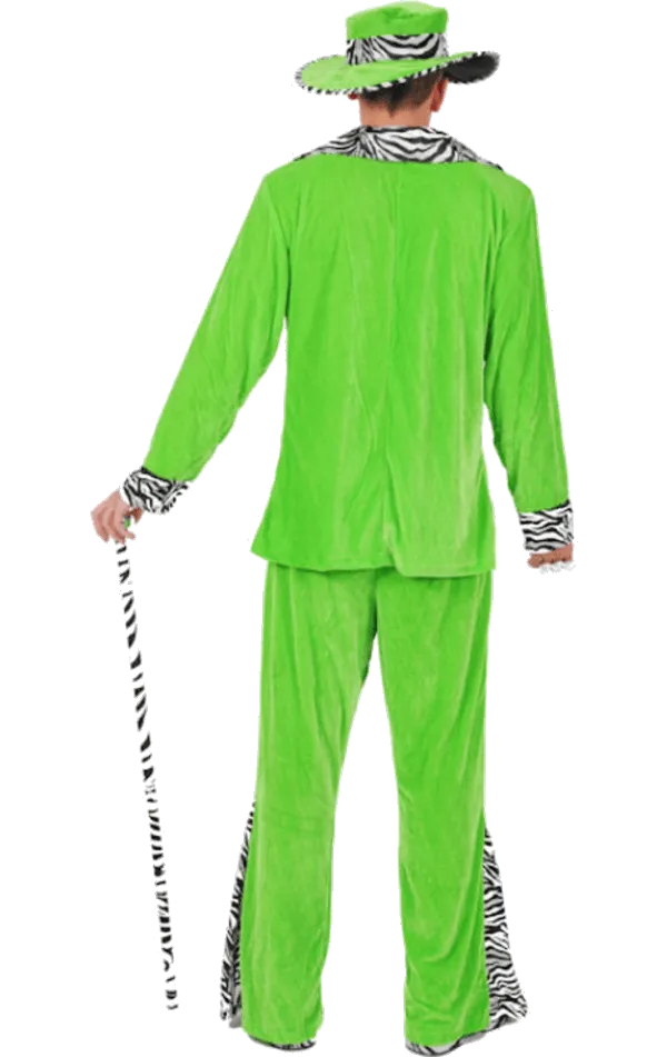 Adult Green Pimp Costume