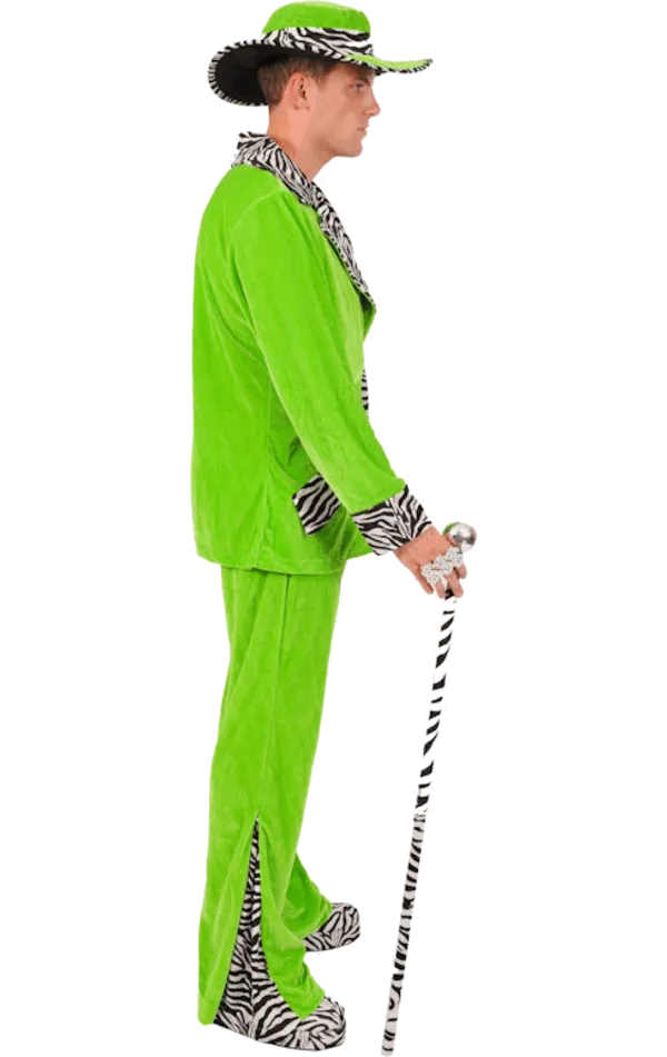 Adult Green Pimp Costume