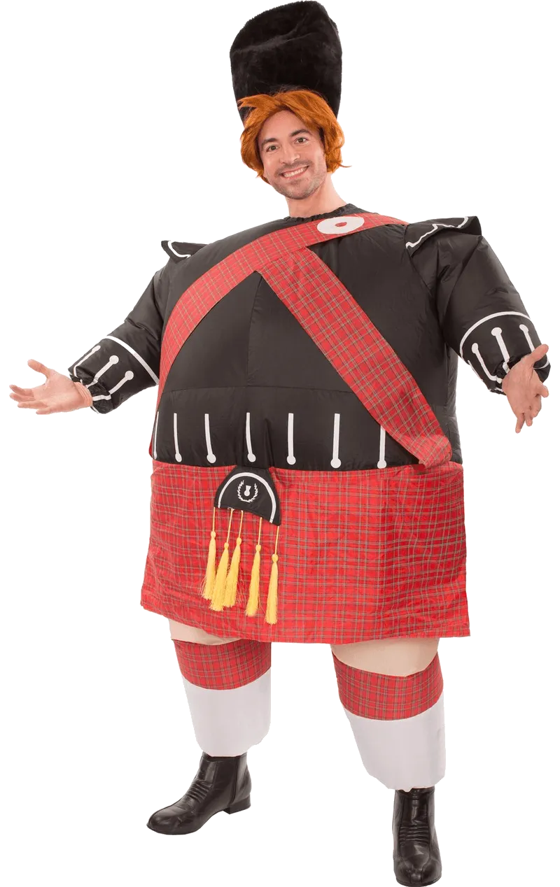 Adult Inflatable Fat B Scot Costume