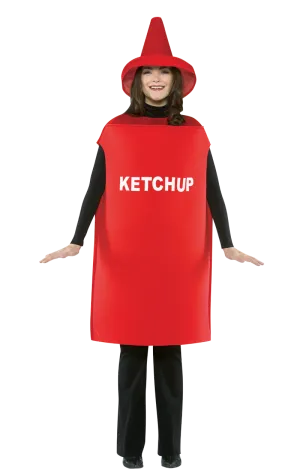 Adult Light Weight Ketchup Costume