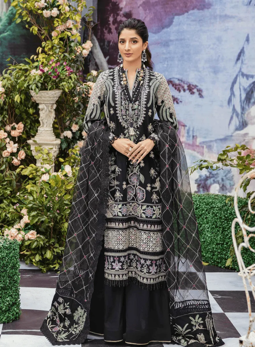 Afrozeh Garden Of Eve Luxury Embroidered Lawn'22 (11-Athena)