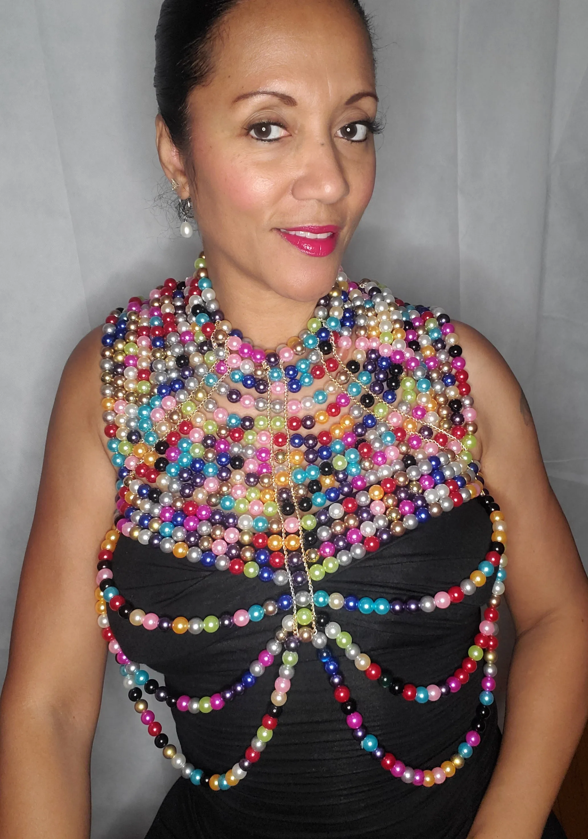 All Pearl Body Shawl