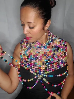All Pearl Body Shawl