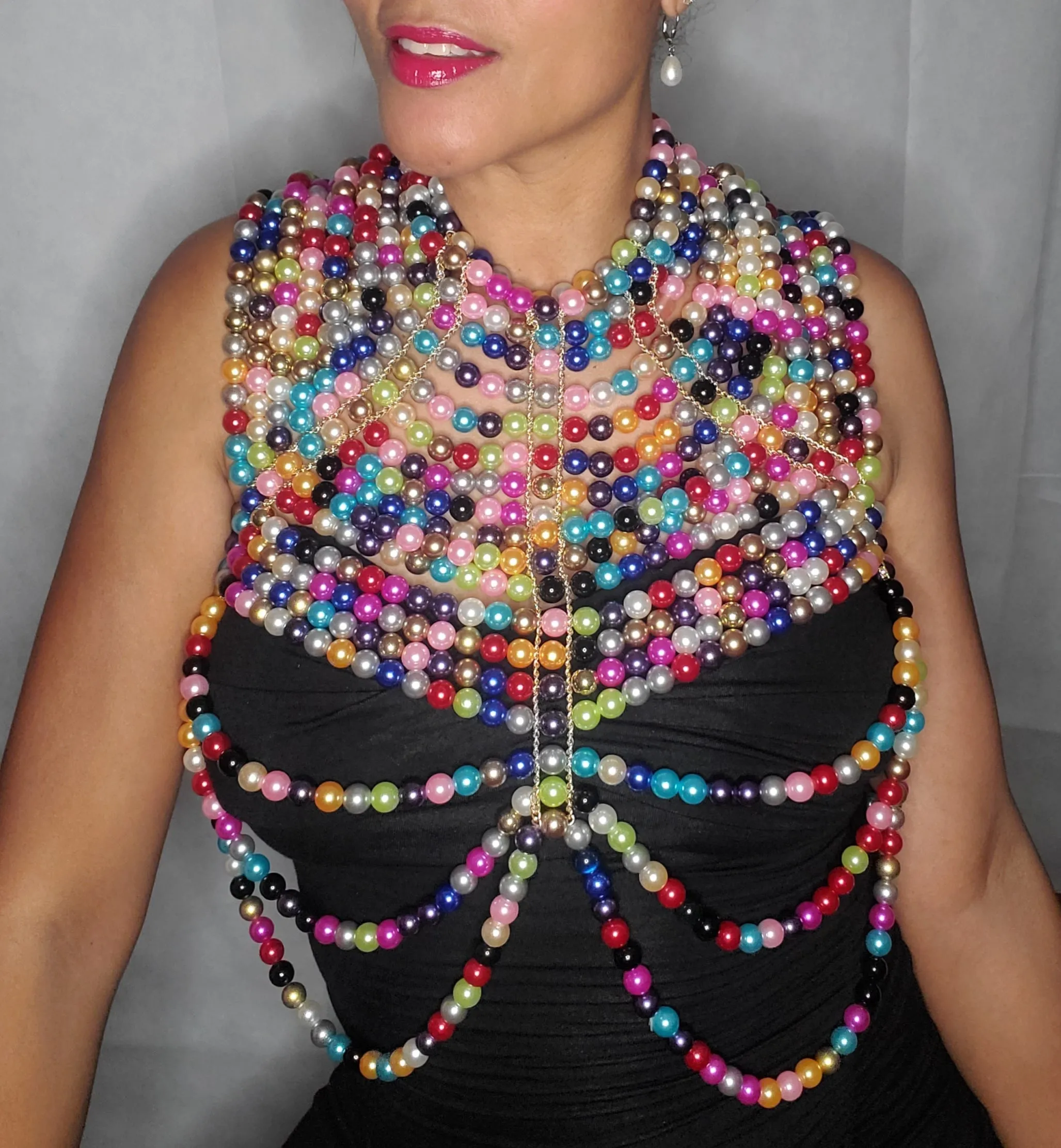 All Pearl Body Shawl