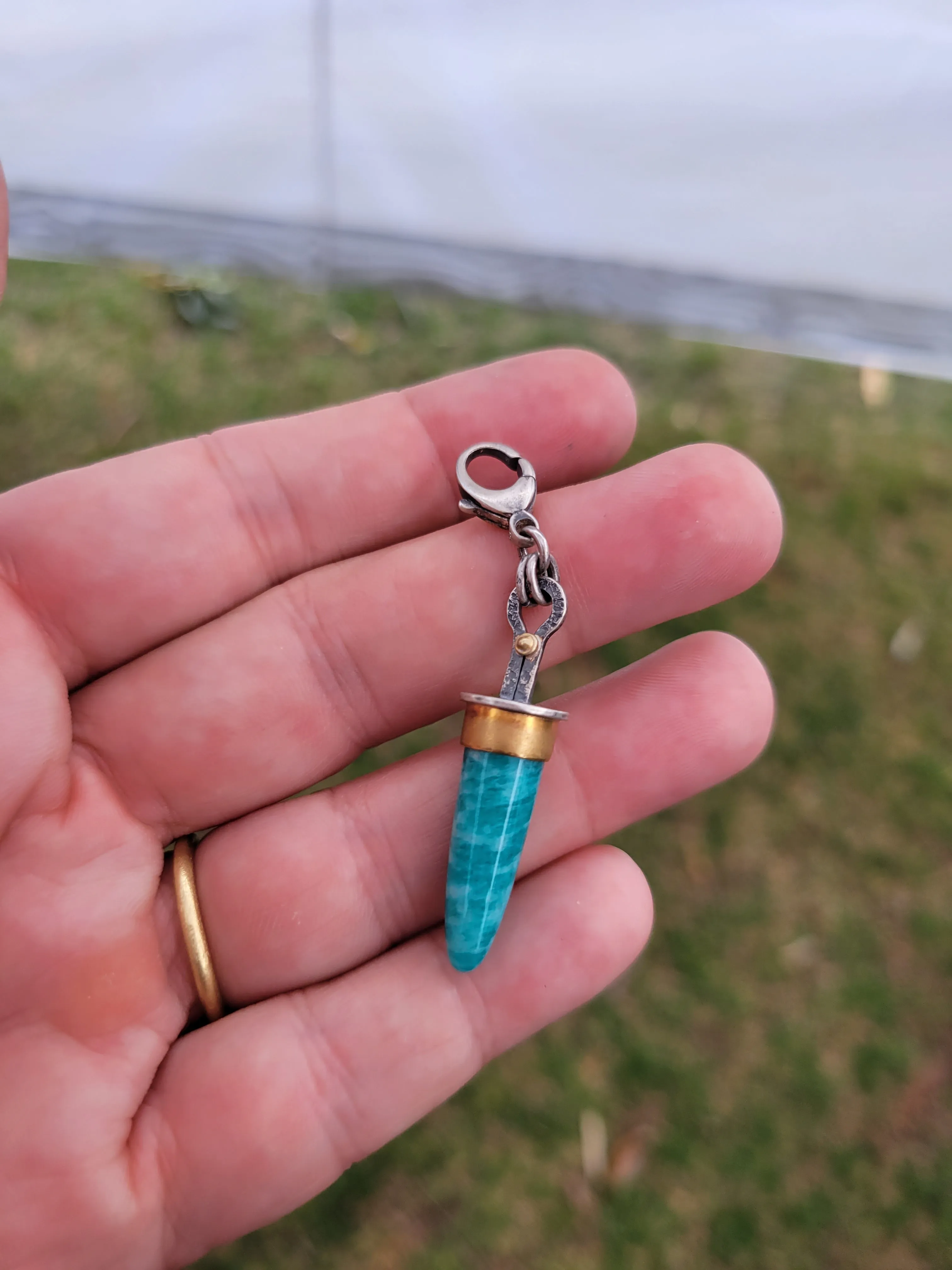Amazonite Charm