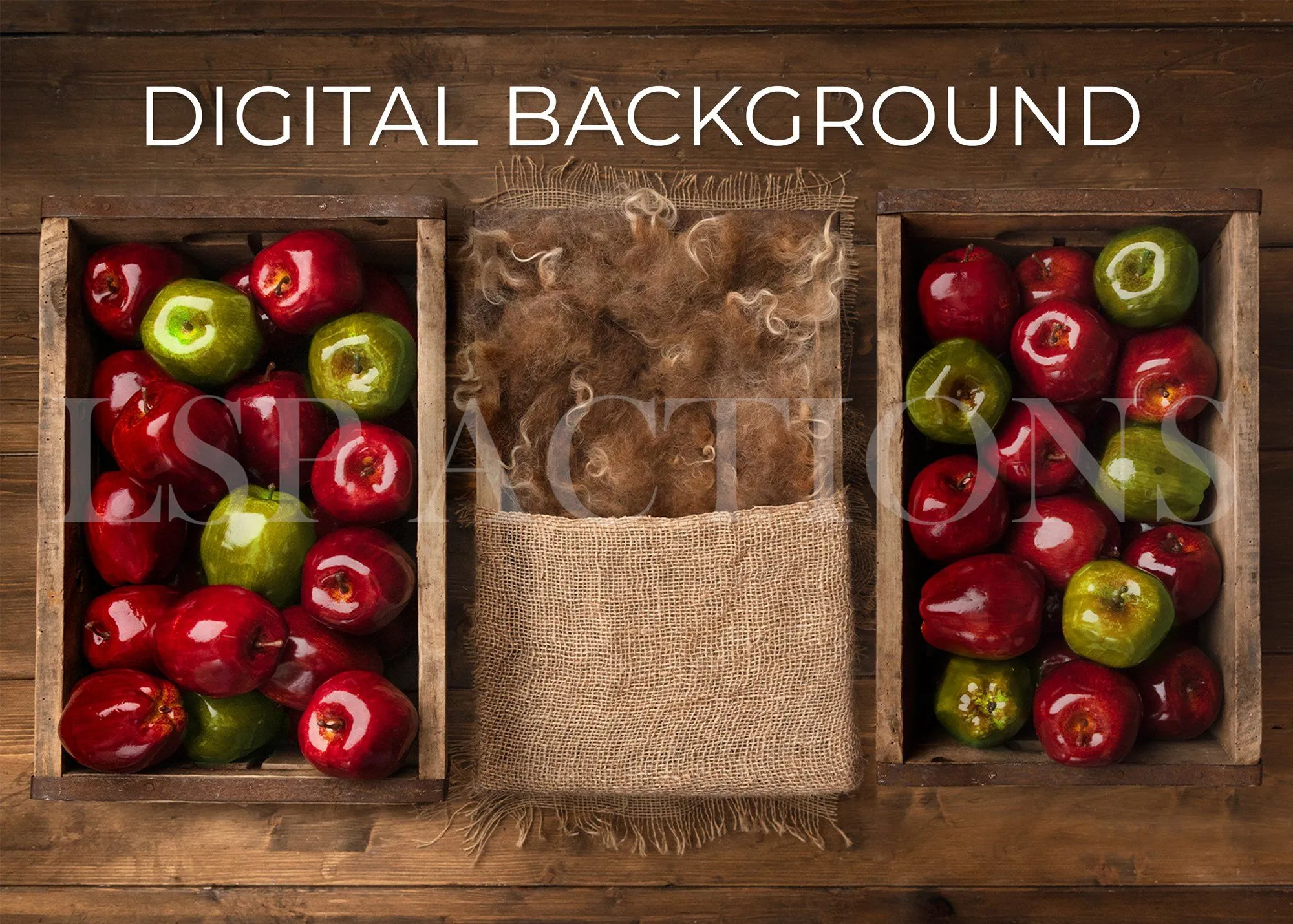 Apple Crate Digital Background