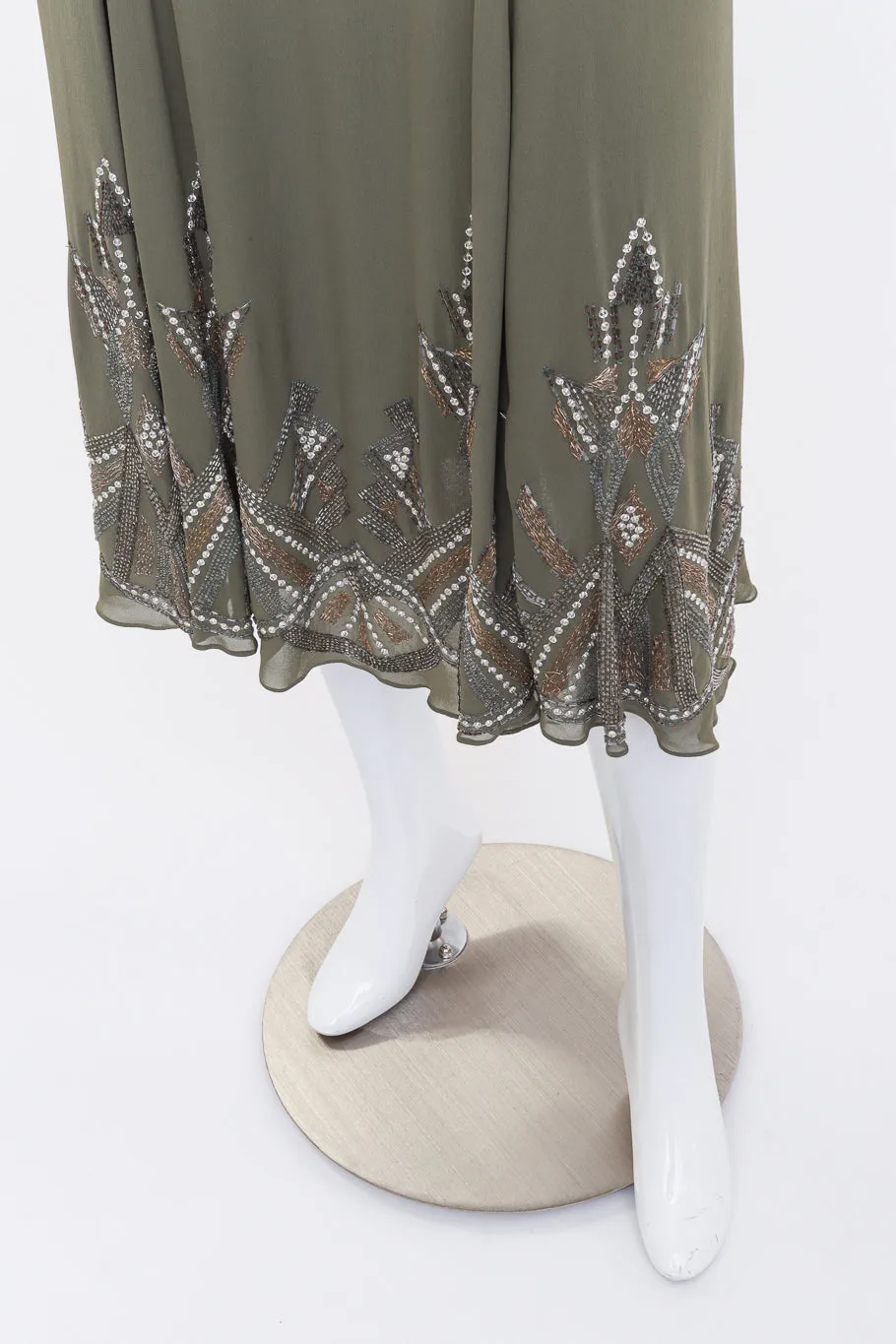 Art Deco Beaded Dropwaist Dress