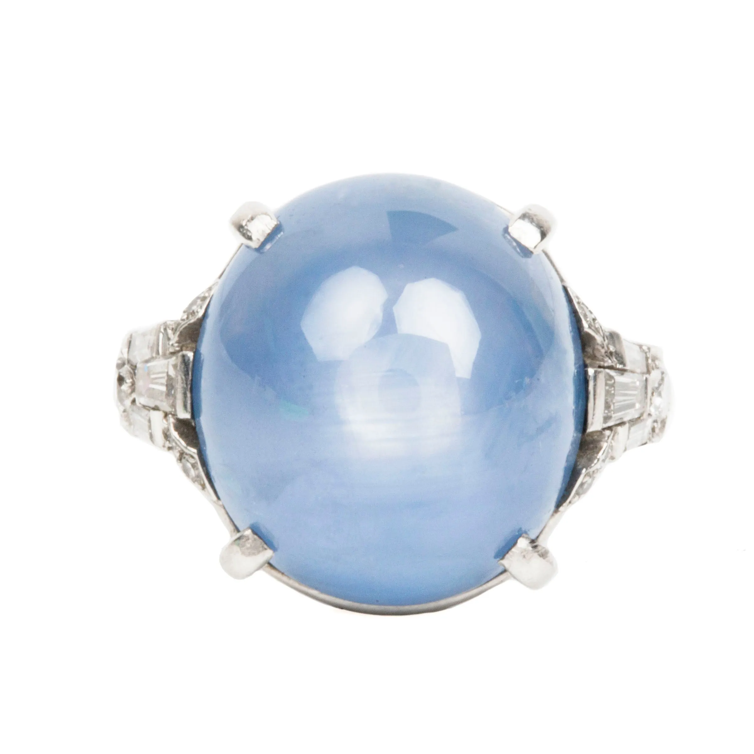 Art Deco Century Star Sapphire Ring