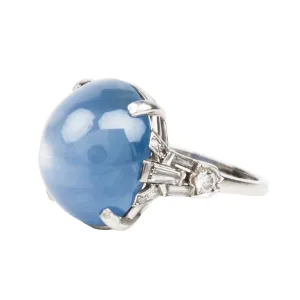 Art Deco Century Star Sapphire Ring