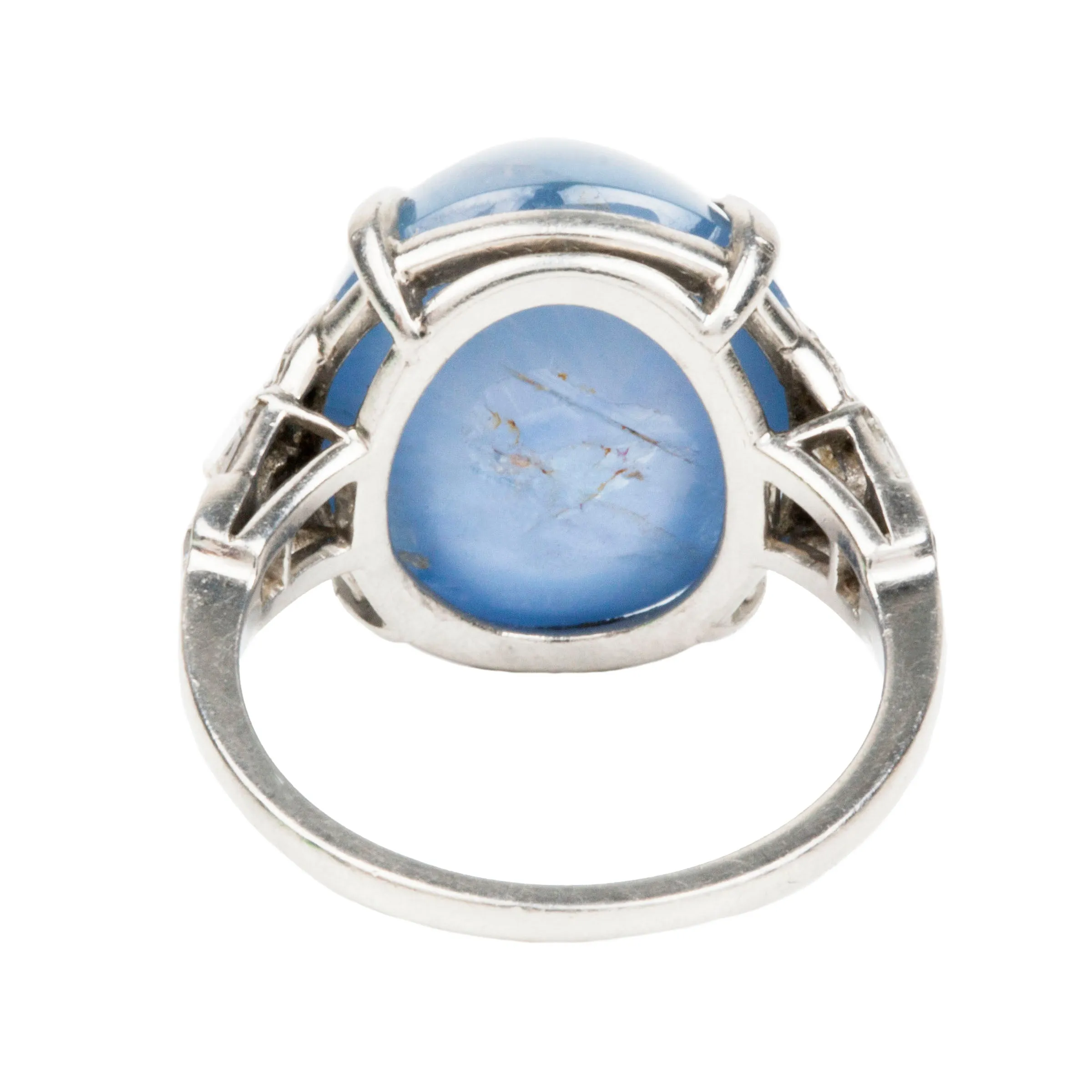 Art Deco Century Star Sapphire Ring