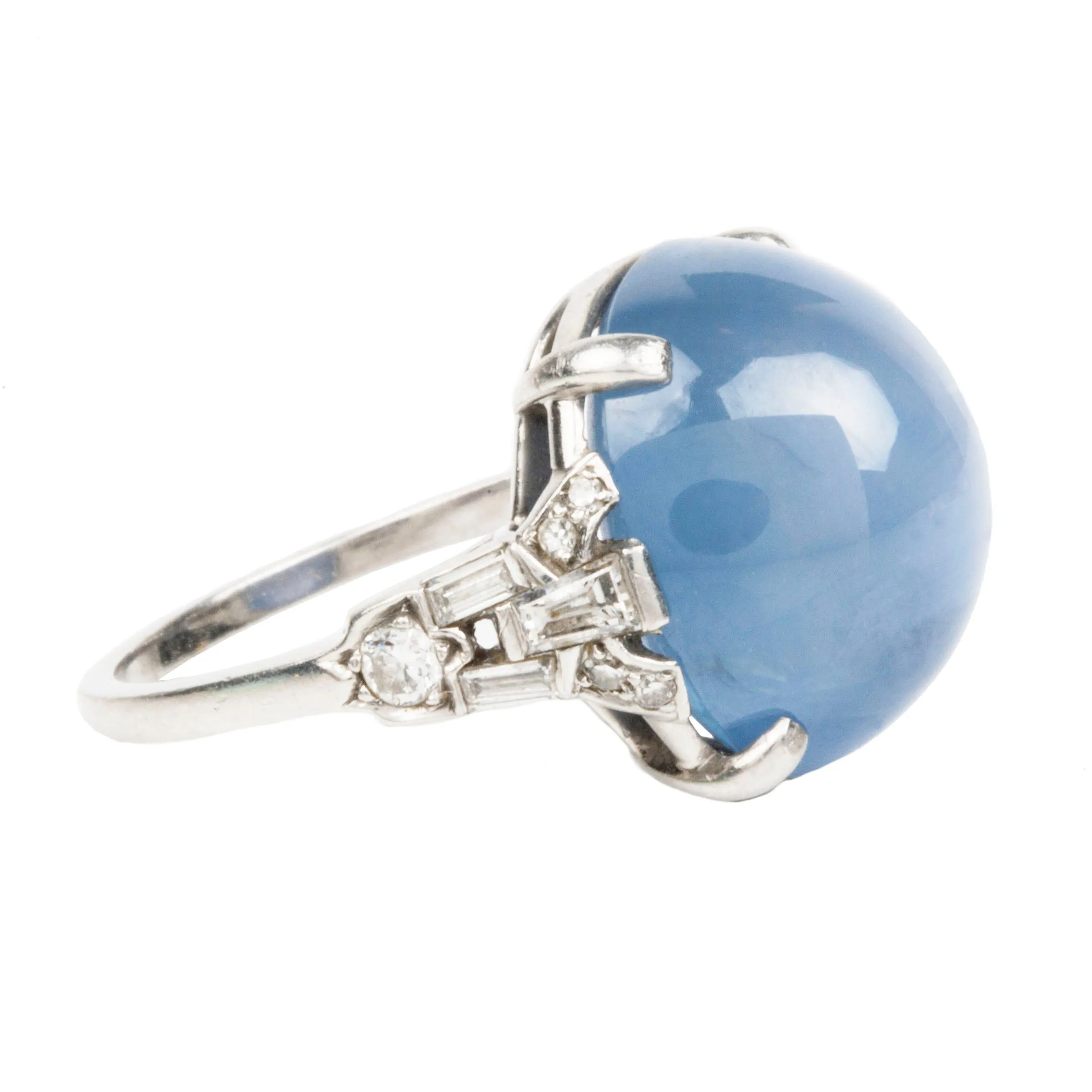 Art Deco Century Star Sapphire Ring