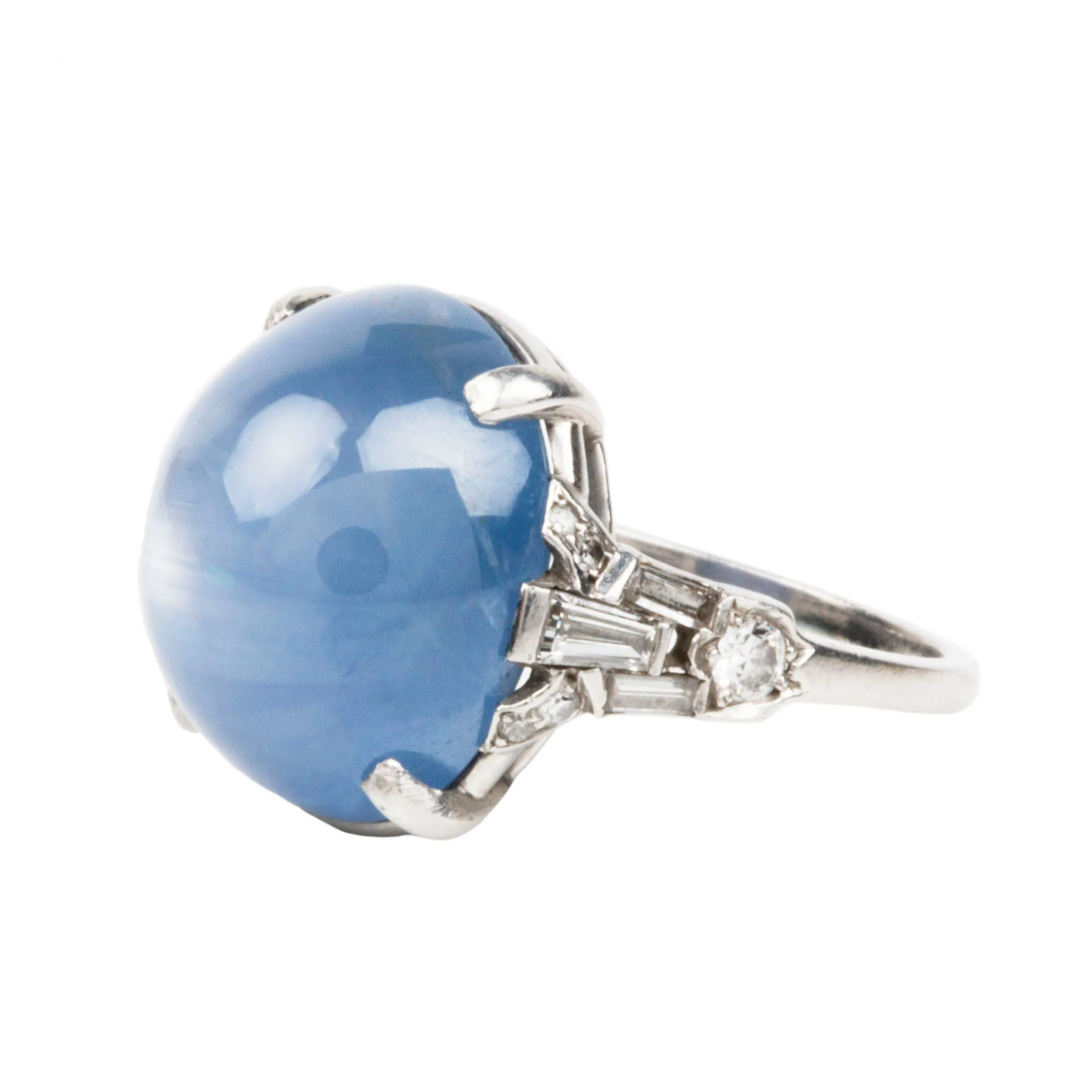 Art Deco Century Star Sapphire Ring