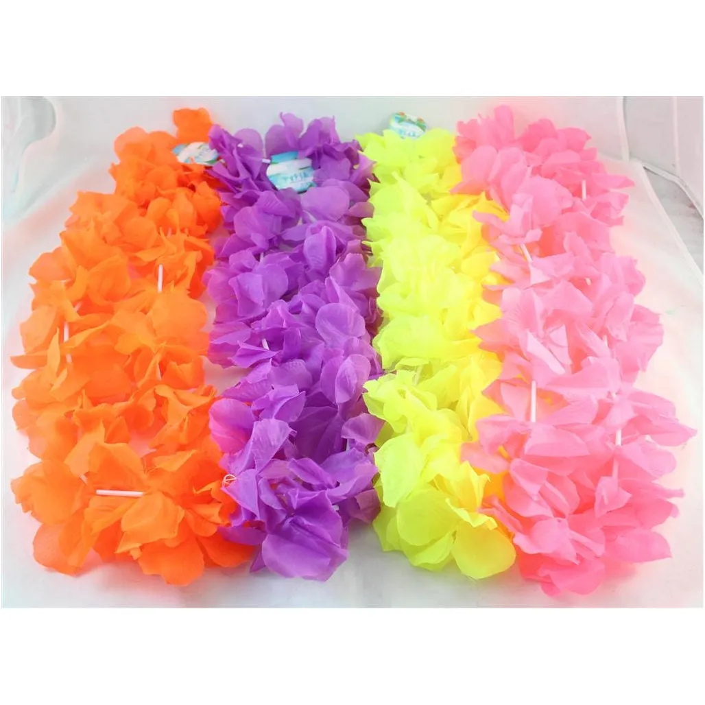 Assorted Neon Coloured Lei