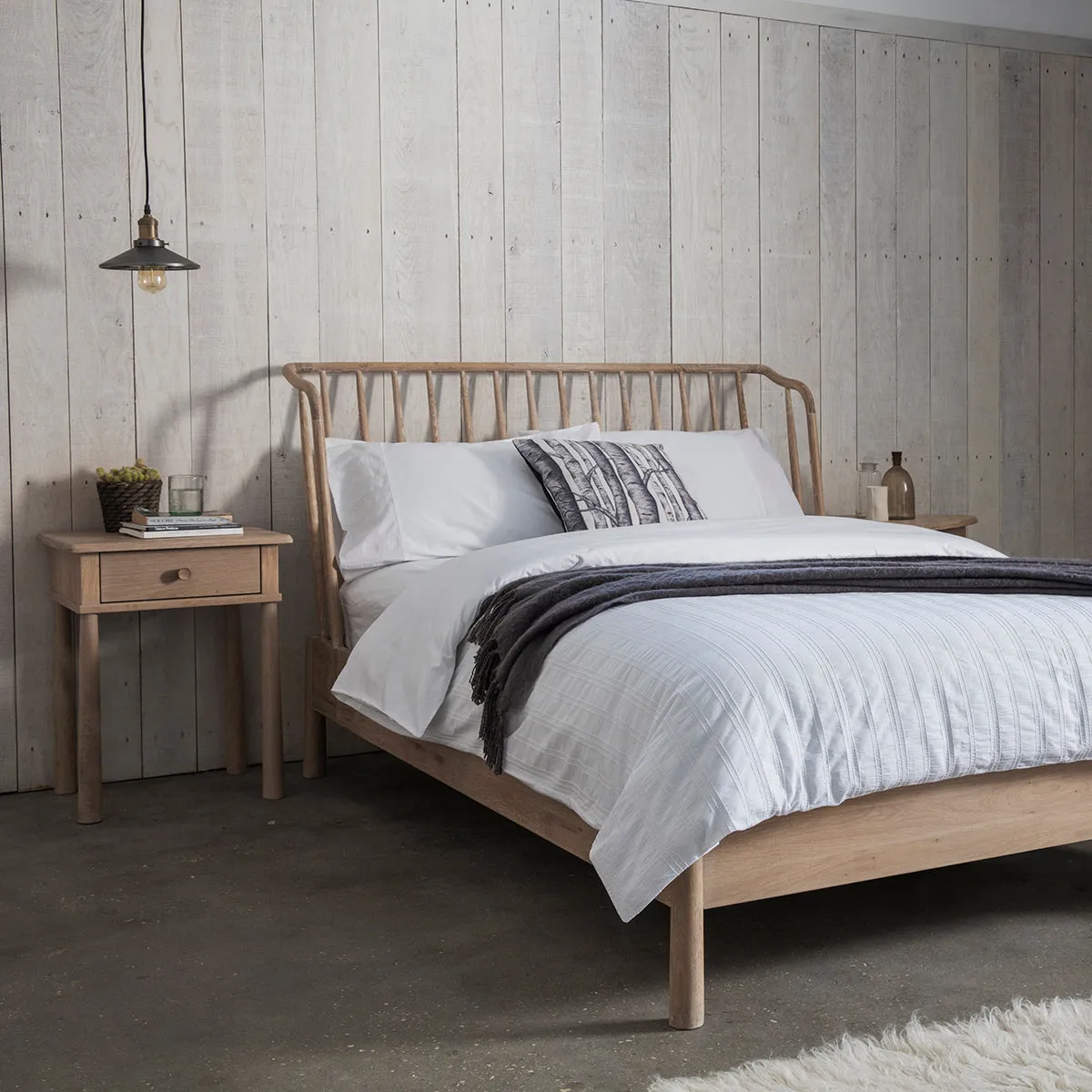 AXEL Natural Oak Bedside Table