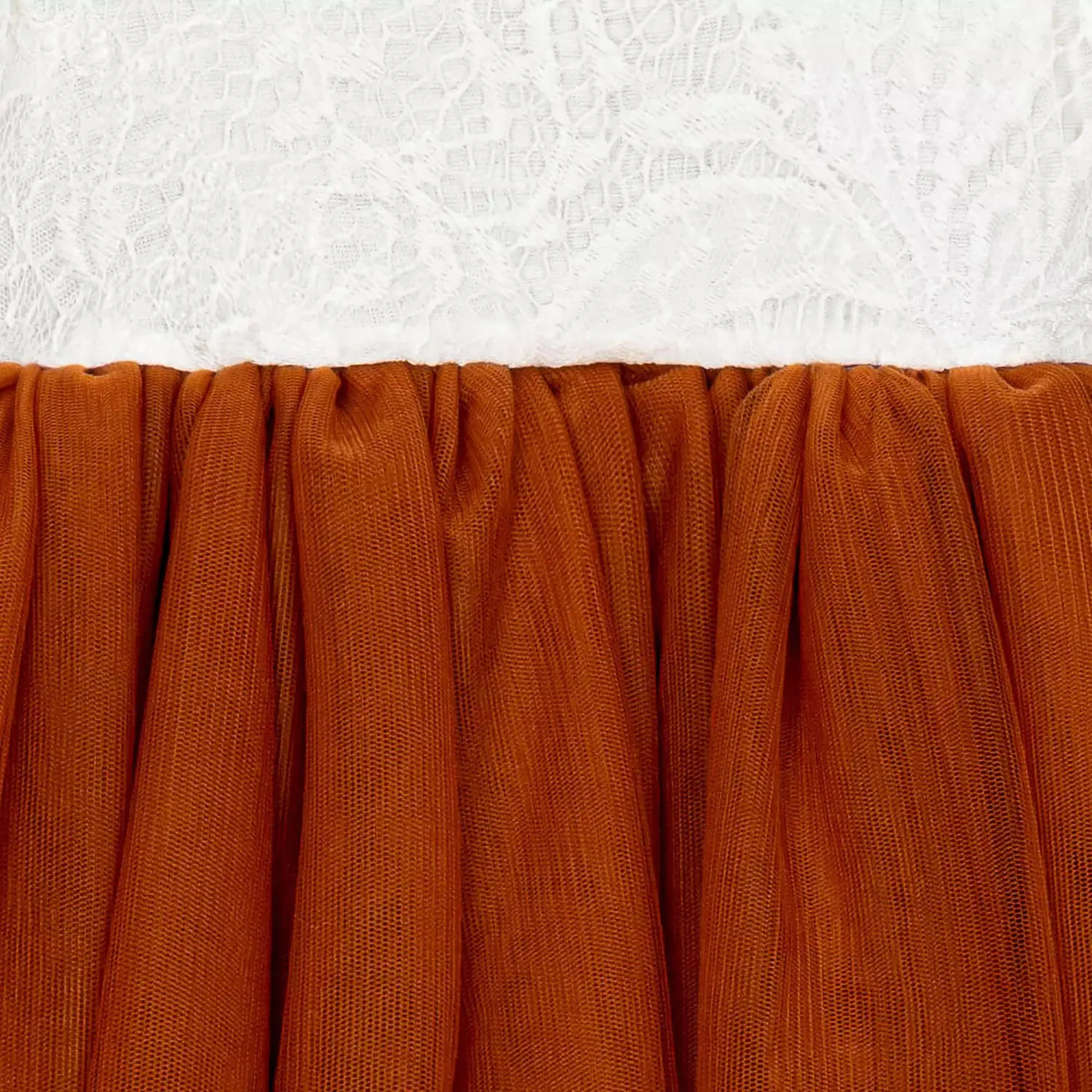 Baby Bohemian Flutter - Tea Dress - Burnt Orange