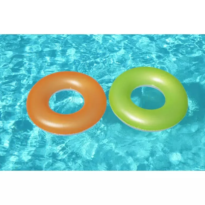 Bestway 36"/ 91CM Frosted Neon Swim Ring (Contents:One swim ring.)