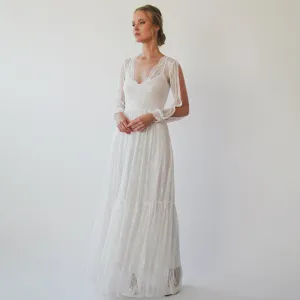 Bishop sleeves dress #1260