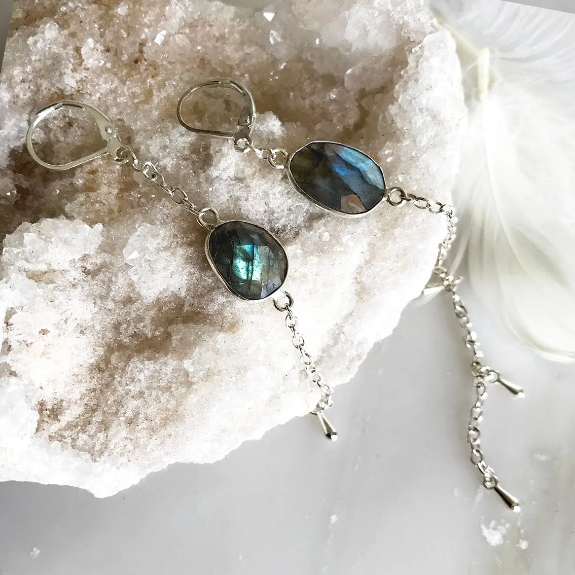 Blue Lagoon Drop Earrings