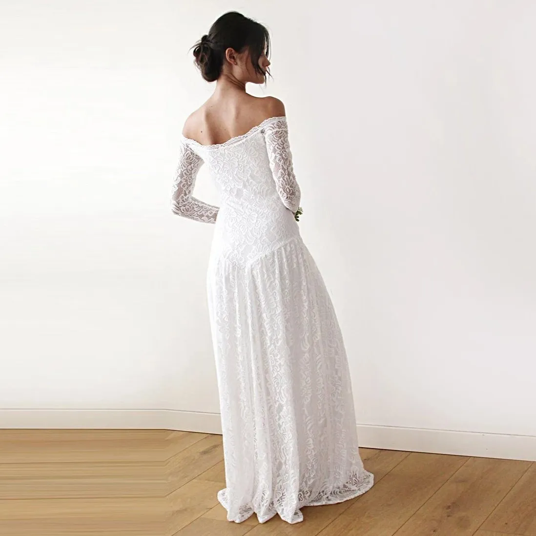 Bridal lace dress #1182