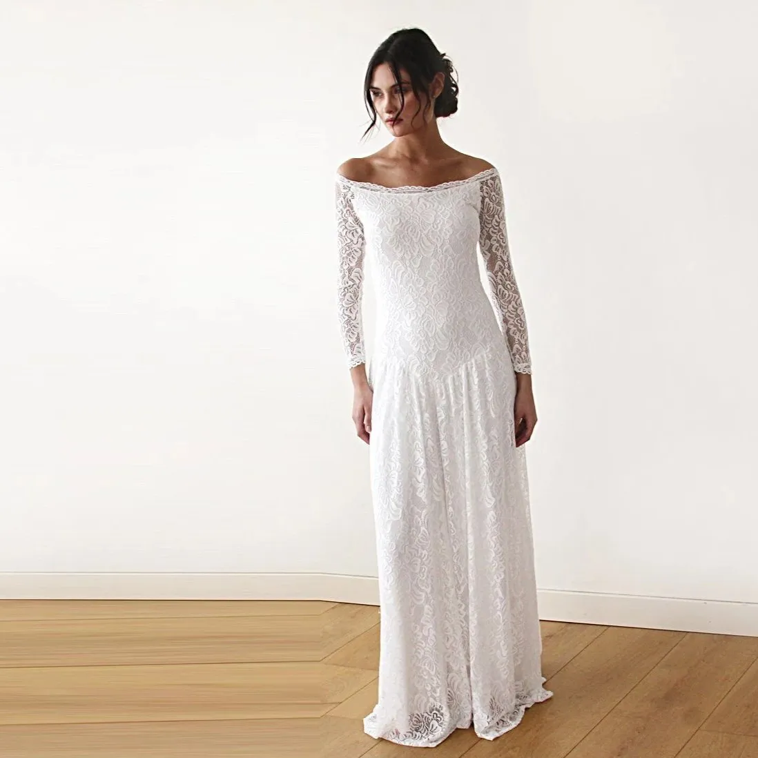 Bridal lace dress #1182