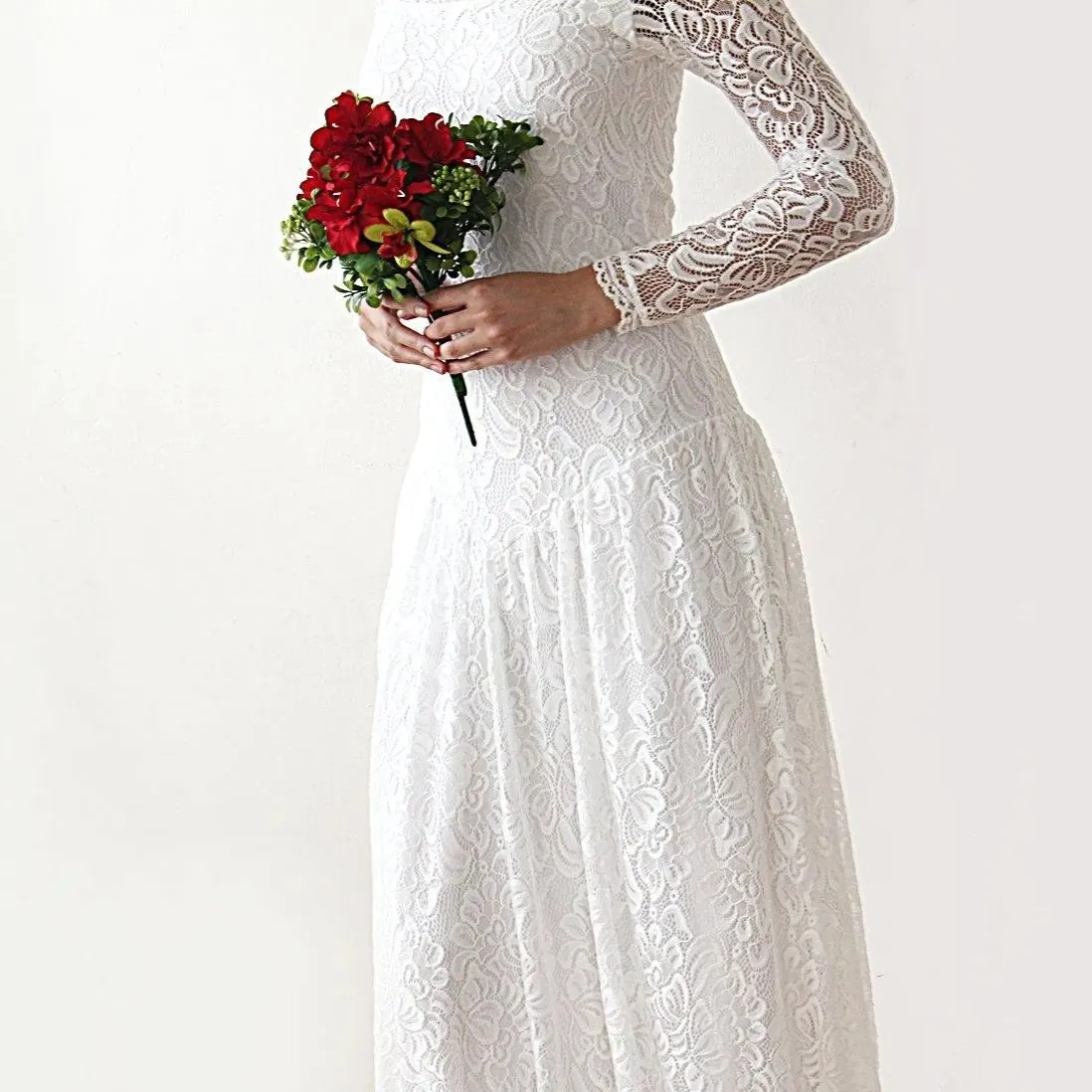 Bridal lace dress #1182