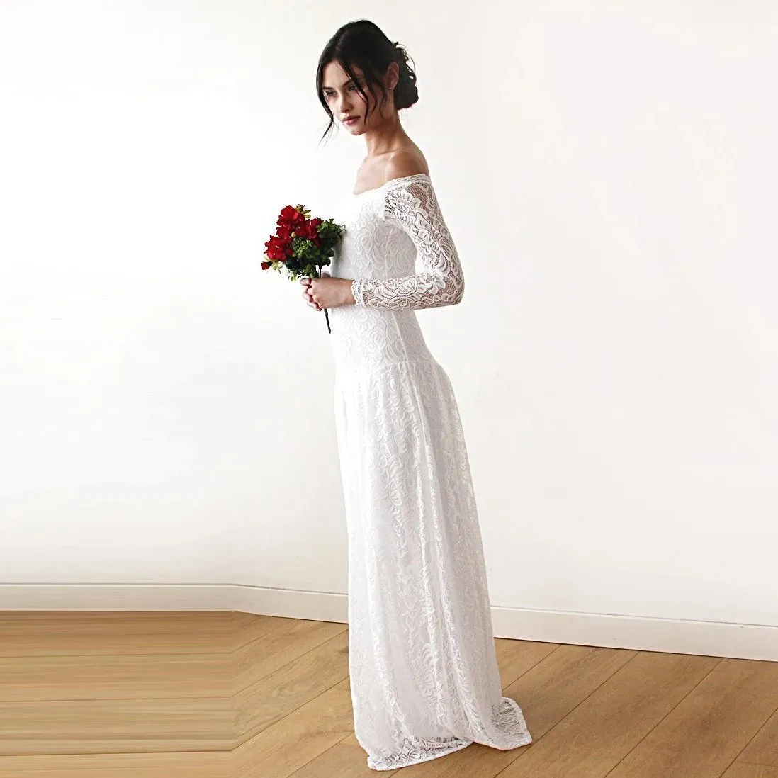 Bridal lace dress #1182