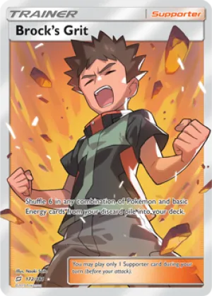 Brock's Gift 172/181 FULL ART FOIL RARE